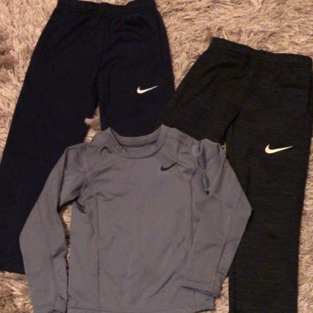 Nike boys Dri-Fit Cold Gear 3pc set, size 6